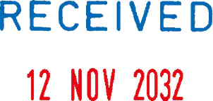 COLOP S 160/L Mini Line Hazır Metin Tarih Kaşesi baskı