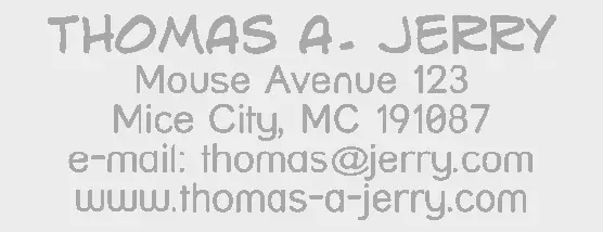 COLOP Stamp Mouse 30 — imprint