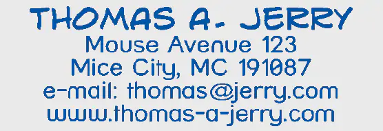 COLOP Portable Stamps EOS Stamp Mouse 30 — imprint