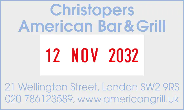 COLOP 35 Tarih Kaşesi imprint