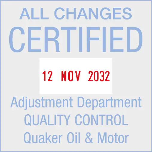 COLOP Q 43 Kare Tarih Kaşesi imprint