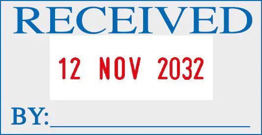 COLOP S 260/L Hazır Metin Tarih Kaşesi baskı