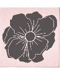 May & Berry Stamp - Flower dark
