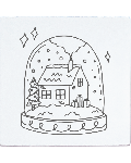 May & Berry Stamp - Snow Globe