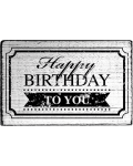 Vintage Stamp - Happy birthday to you - Frame