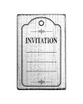 Vintage Stamp - Invitation - Frame