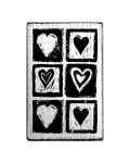 Vintage Stamp - Hearts