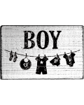Vintage Stamp - Boy