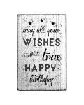 Vintage Stamp - may all your wishes come true