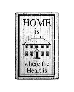 Vintage Stamp - Home is where the heart is