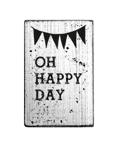 Vintage Stamp - Oh happy day