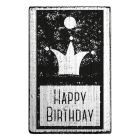 Vintage Stamp - Happy birthday