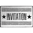 Vintage Stamp - Invitation - Stars