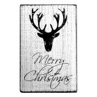 Vintage Stamp - Merry Christmas - deer head