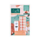 craft labeler, textile, motif stamp, little nio