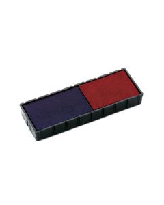 COLOP Printer Replacement Pad E/12/2 blue-red